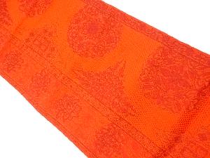 リサイクル　本場筑前博多華紋に花唐草模様織出し名古屋帯